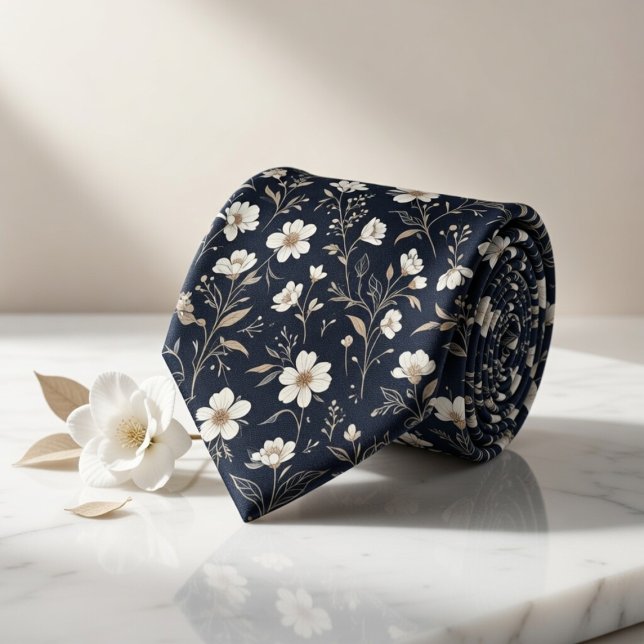 Navy Floral Slips (Skapare uppladdad)