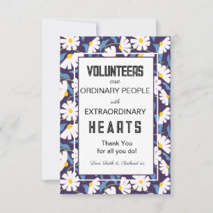 Navy Floral volontär vecka tack korth -> Navy Fl Kort