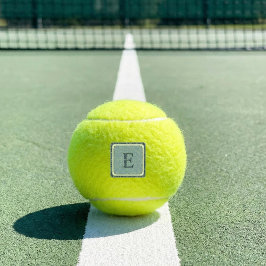 Navy Geometric Chevron Monogram Design