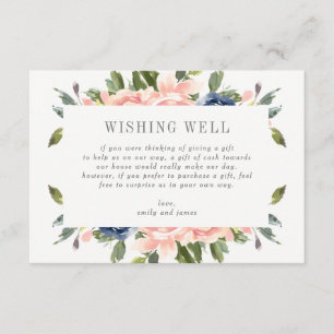 Navy Gift Registry eller Wishing well Card #NBC Tilläggskort