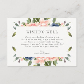 Navy  Gift Registry eller Wishing well Card #NBC Tilläggskort