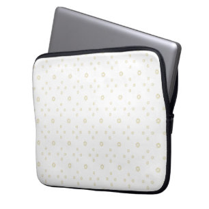 Navy   Golden Zinnia Sun Laptop Fodral