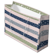 Navy Green and Gray Polka Stripe Pattern – Elegant
