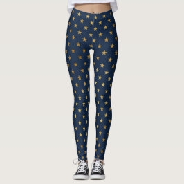 NAVY GULD STAR ACTIVE LEGGINGS NEW