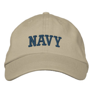 NAVY Hat Broderad Keps
