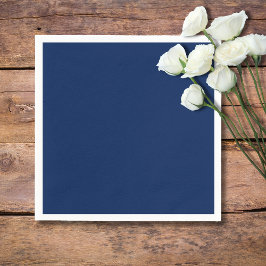 Navy Indigo Solid Färg | Klassisk och Elegant Pappersservett