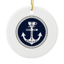 Navy Joe Coffee Company jul Ornament