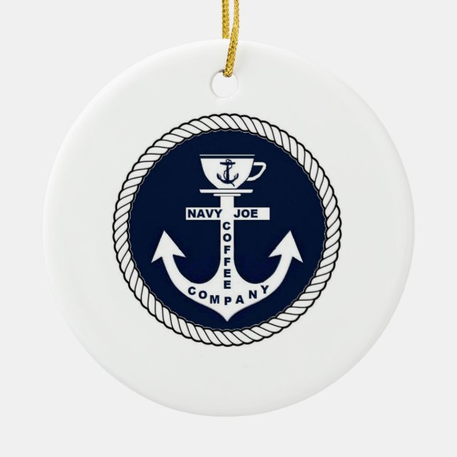 Navy Joe Coffee Company jul Ornament (Framsidan)