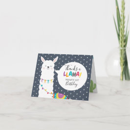 Navy Llama Kaktus Foto Tack Kort