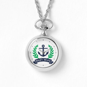 Navy Makfe Anchor Armbandsur