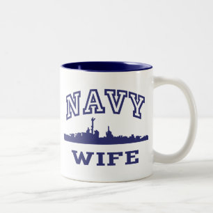 Navy Makfe Två-Tonad Mugg