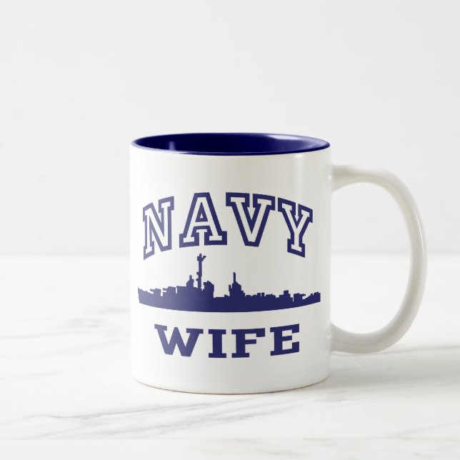 Navy Makfe Två-Tonad Mugg (Höger)