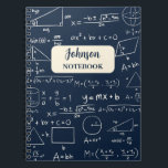 Navy Mathematics Älskare Math Geek Anteckningsbok<br><div class="desc">Perfekt Cute Mathemtheme Älskare,  Math Geek,  en presentidé från mönster för alla manar,  kvinnor och barn som kärlek Math Equation Med en vacker marin färg kan du anpassa ditt namn. Klicka på vår namn-butik om du vill ha mer intressant design.</div>