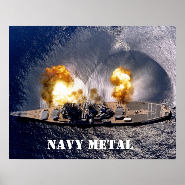 navy metal poster (Framsidan)
