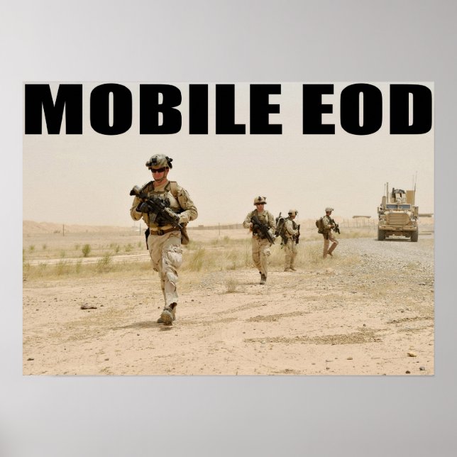 Navy Mobile EOD Poster (Framsidan)