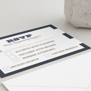 Navy Nautical Rand OSA kort