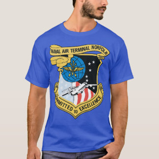 Navy Naval Luft Terminal Norfolk wo Txt X T Shirt