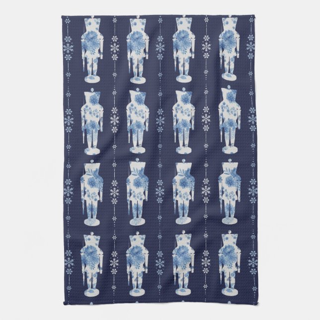 Navy Nutcracker Kitchen Towel Kökshandduk (Vertikal)