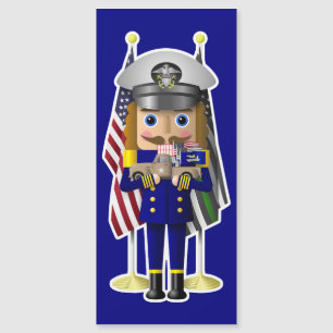 Navy Nutcracker med lilla militära Lastbil