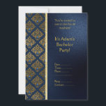 NAVY OCH GULD BACHELOR PARTY INBJUDANDE NY INBJUDNINGAR<br><div class="desc">NAVY- OCH GULD-INBJUDAN MED MATCHANDE OSA NY DESIGN KAN REDIGERAS FÖR ALLA PARTY</div>