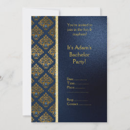 NAVY OCH GULD BACHELOR PARTY INBJUDANDE NY INBJUDNINGAR