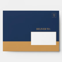 Navy och guld Chic födelsedag