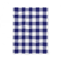 Navy och White Gingham Mönster