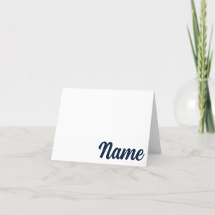 NAVY, ORANGE Auburn, Alabama Personlig Card Tack Kort