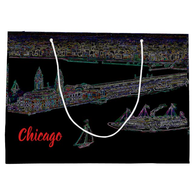 Navy Pier Chicago 1920's NEON Art Windy City (Baksidan)