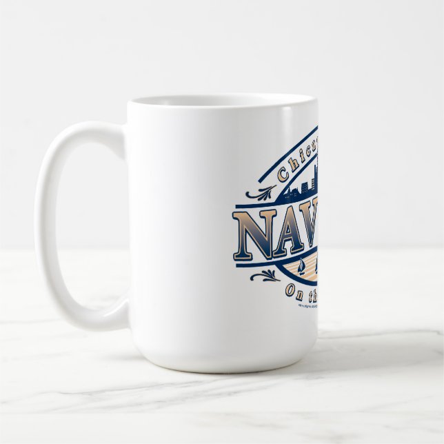 Navy Pier Chicago Kaffemugg (Vänster)