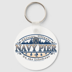 Navy Pier Chicago Nyckelring