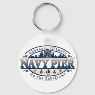 Navy Pier Chicago Nyckelring