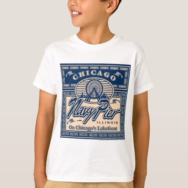 Navy Pier Chicago T-shirt (Framsida)