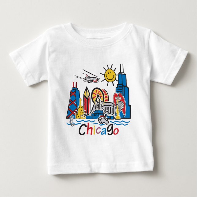 Navy Pier Chicago T-shirt (Framsida)