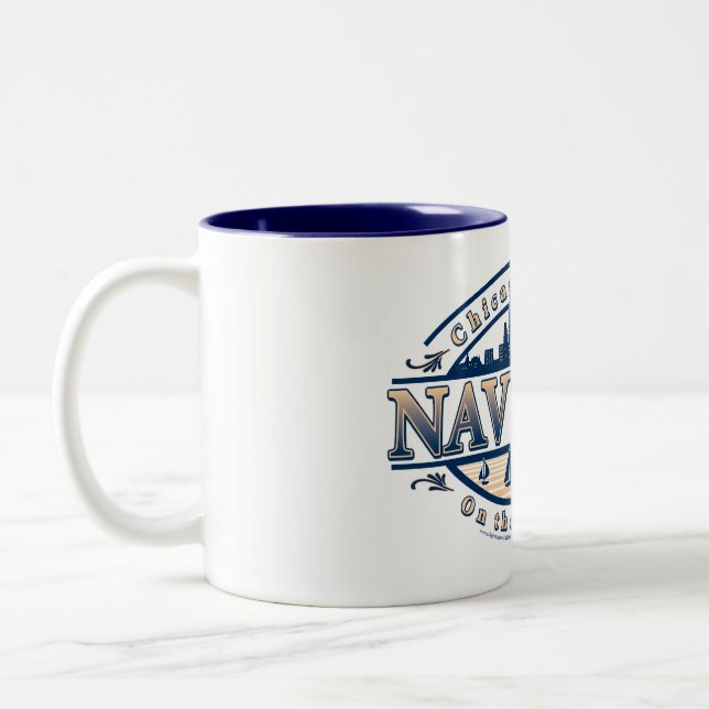 Navy Pier Chicago Två-Tonad Mugg (Vänster)