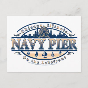 Navy Pier Chicago Vykort