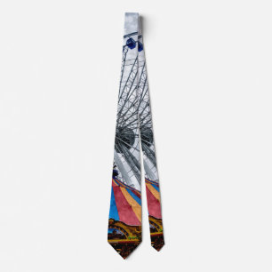 Navy Pier Ferris Wheel Neck Tie Slips