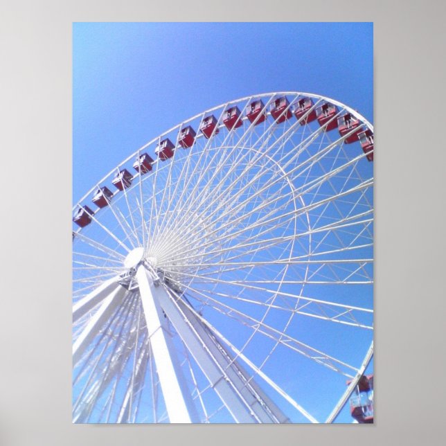 Navy Pier Ferris Wheel Poster (Framsidan)