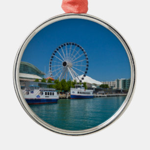 Navy Pier Julgransprydnad Metall