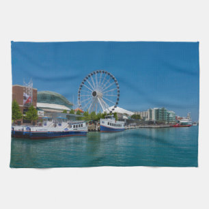 Navy Pier Kökshandduk