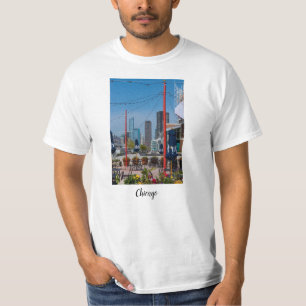 Navy Pier Lines T Shirt