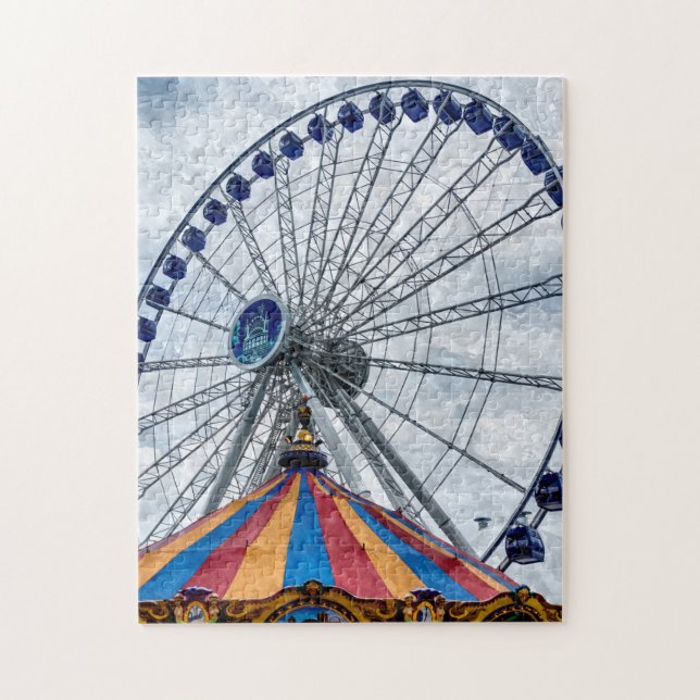 Navy Pier Pariserhjul Pussel (Vertikal)