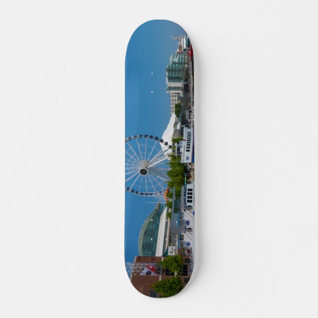 Navy Pier Skateboard Bräda 19,5 Cm (Framsida)
