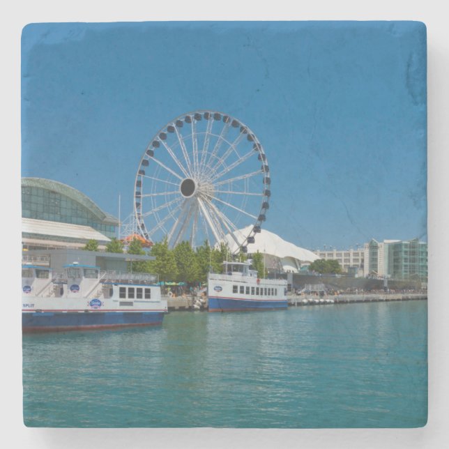 Navy Pier Underlägg Sten (Framsidan)