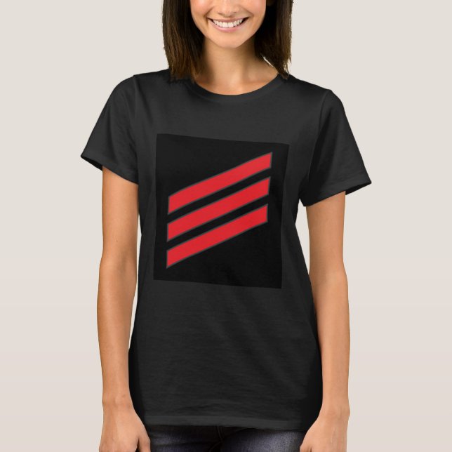 Navy Rank E-3 Fireman T-shirt (Framsida)