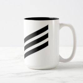 Navy Rank E-3 Seaman Två-Tonad Mugg