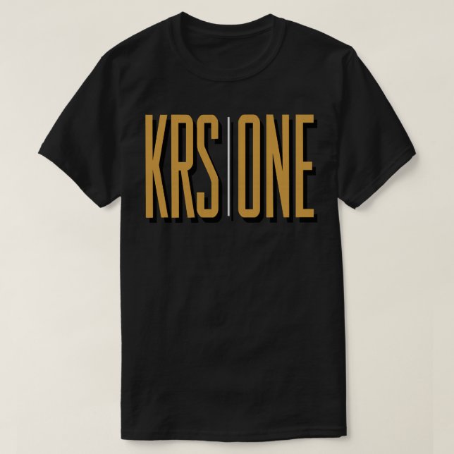 Navy Rock musik KRS ONE T Shirt (Design framsida)