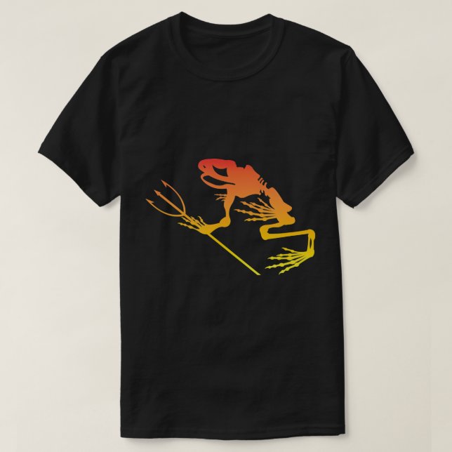 Navy SEAL Bonefrog II Frogman Guld T Shirt (Design framsida)