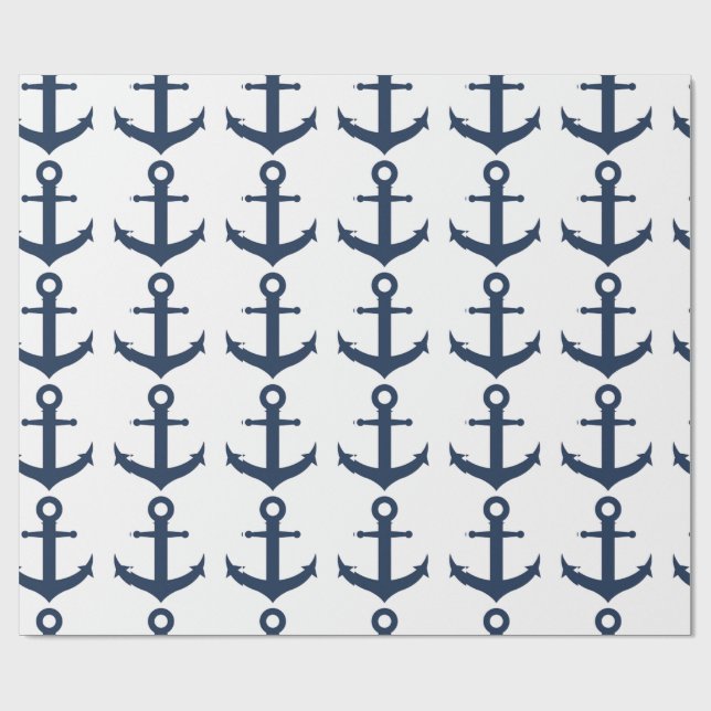 Navy Ship Anchor Nautical  Presentpapper (Platt)