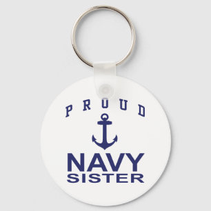 Navy Sister Nyckelring